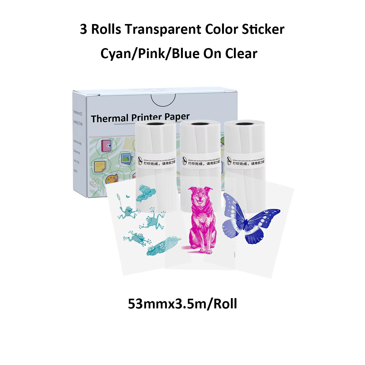 Mini Pocket Bluetooth Printer โ Inkless Thermal Sticker Printer for Photos, Notes & DIY Labels