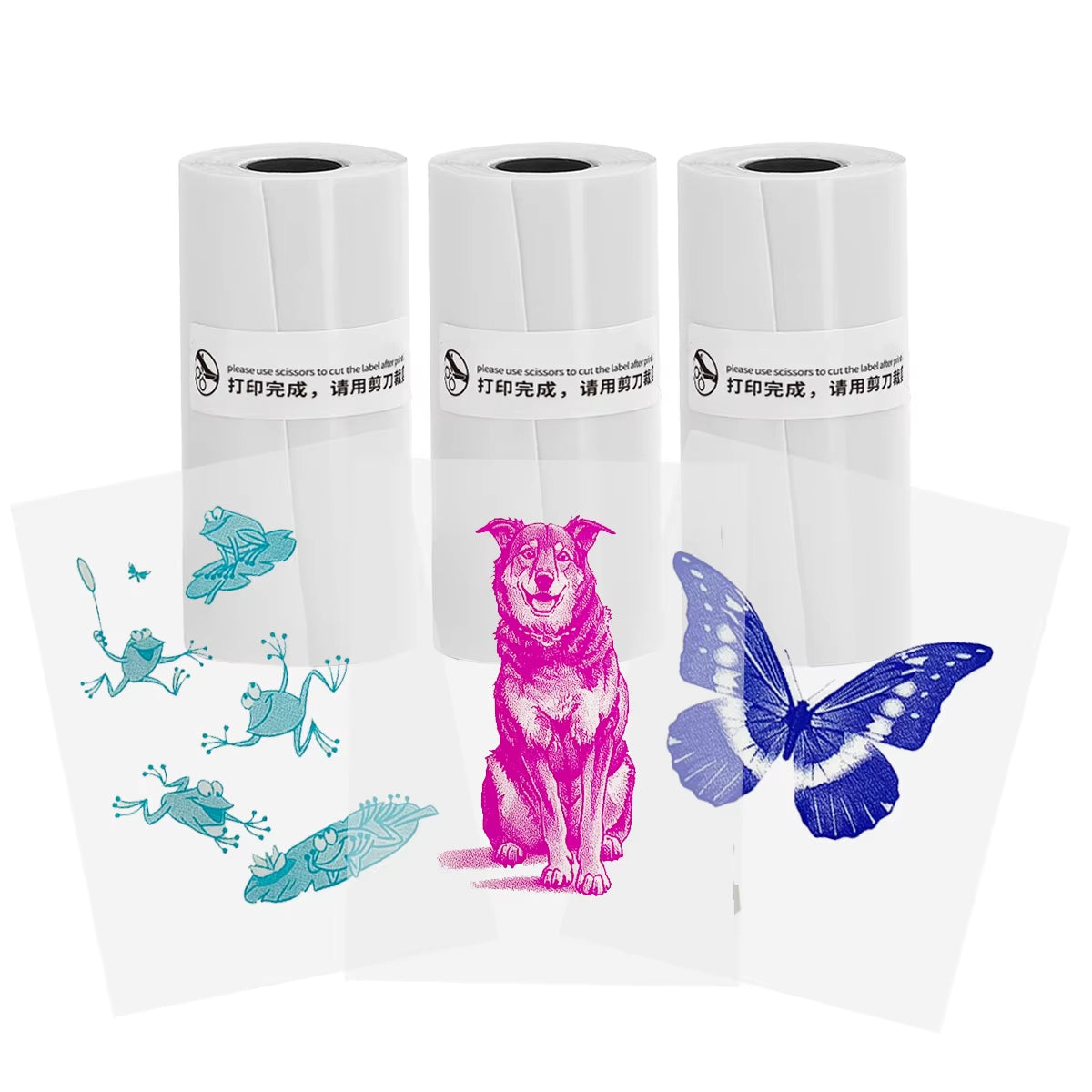 Mini Pocket Bluetooth Printer โ Inkless Thermal Sticker Printer for Photos, Notes & DIY Labels