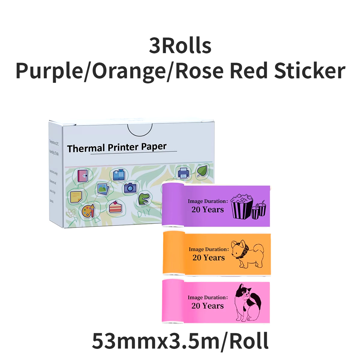 Mini Pocket Bluetooth Printer โ Inkless Thermal Sticker Printer for Photos, Notes & DIY Labels